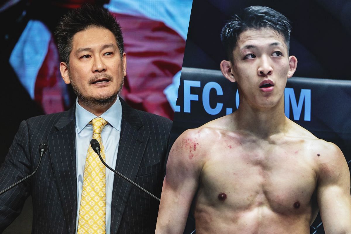 Chatri Sityodtong (Left) gives his take on Masaaki Noiri (Right)