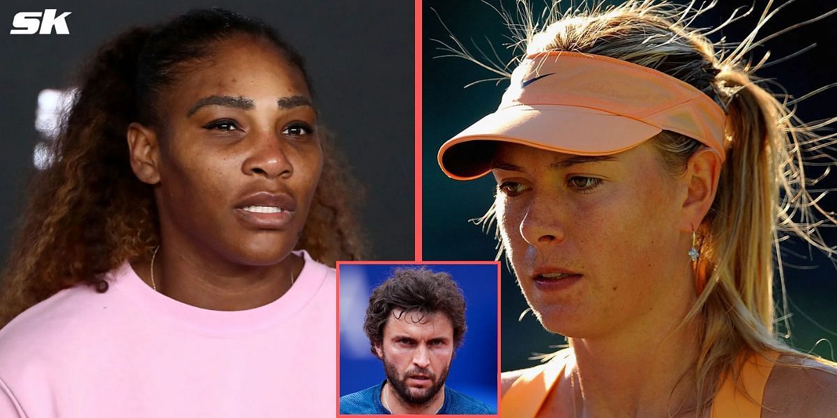 Serena Williams Maria Sharapova Gilles Simon