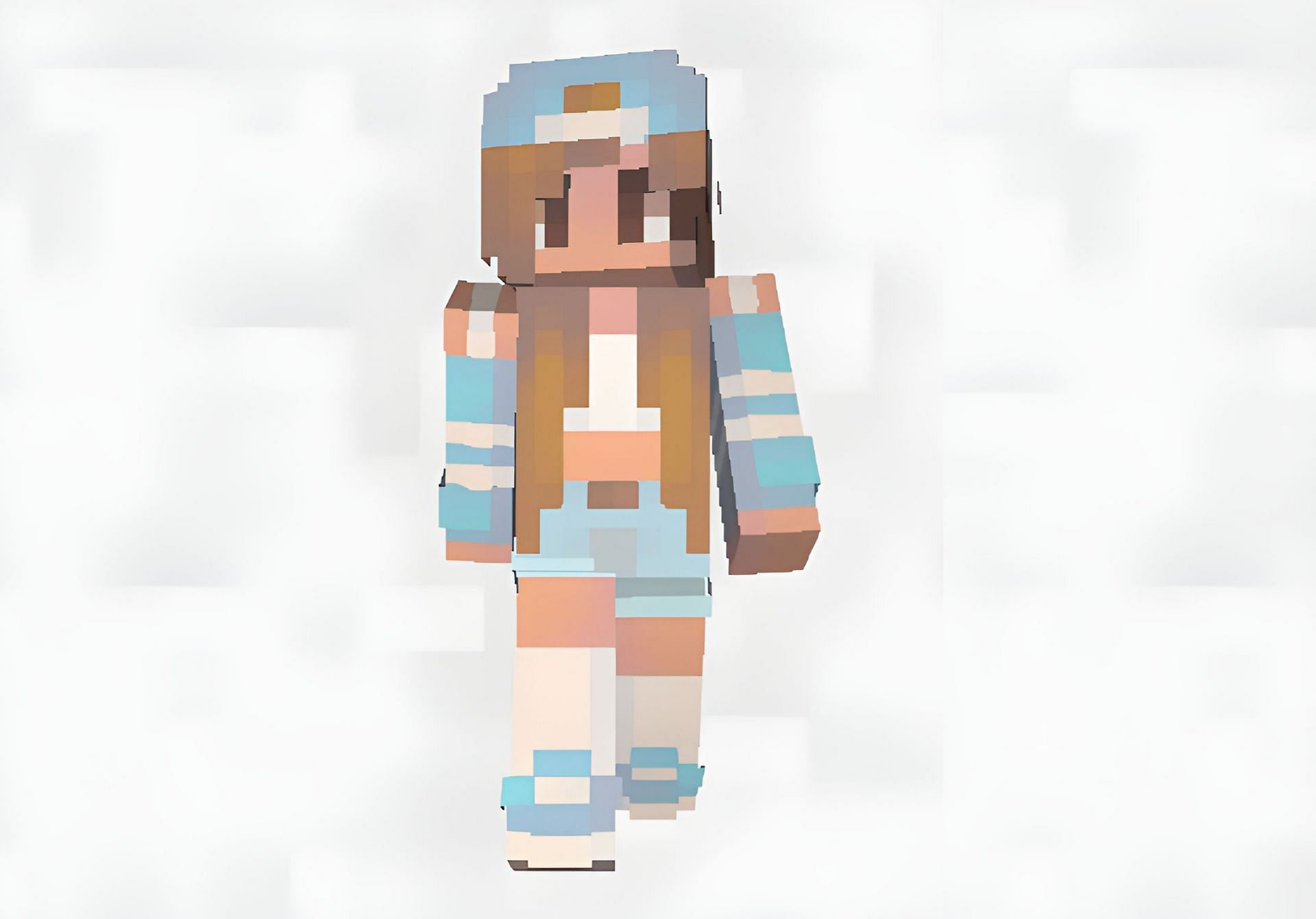 Blue Tomboy Skin (Image via SkinsMC)