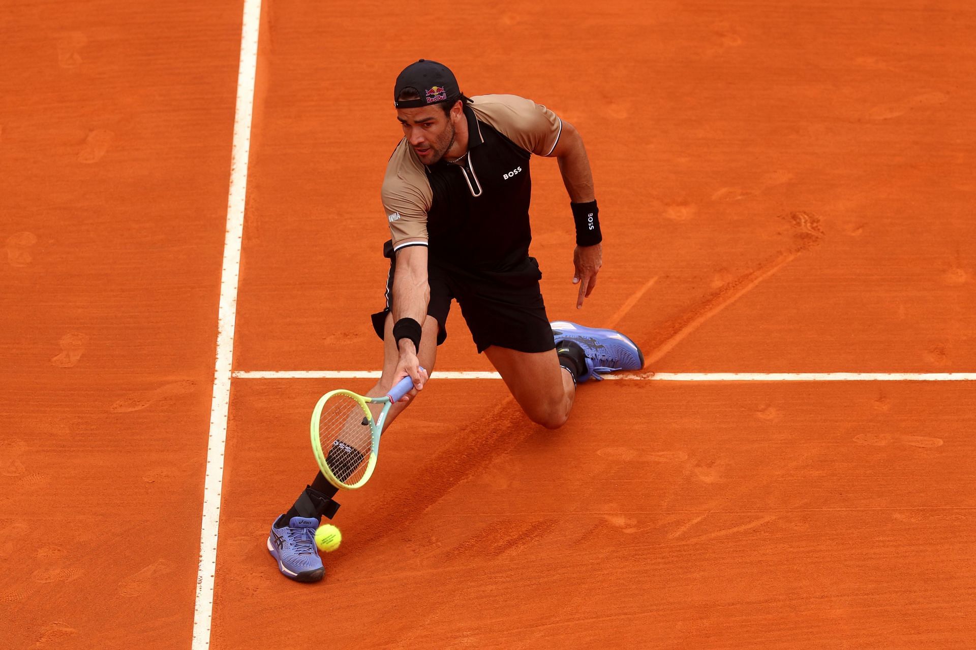 Matteo Berrettini at the 2024 Monte-Carlo Masters. (Photo: Getty)