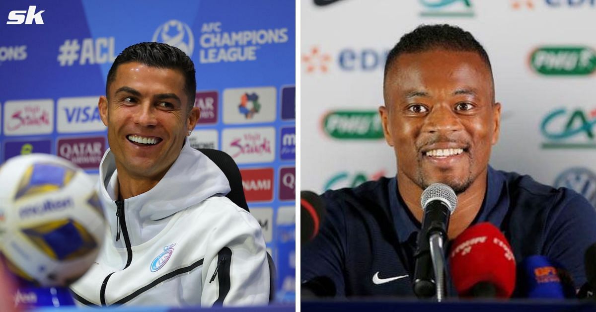 Patrice Evra makes hilarious claim on why people hate Ronaldo (Image via Getty)
