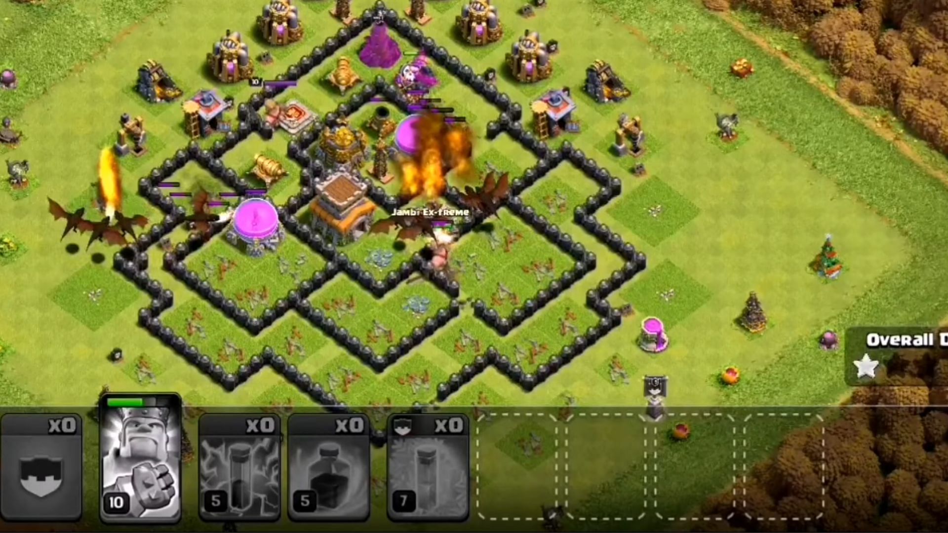 Mass Dragons attack strategy in Clash of Clans (Image via SuperCell)