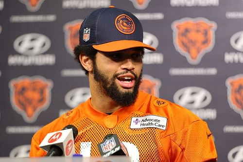 Caleb Williams at Chicago Bears Rookie Minicamp