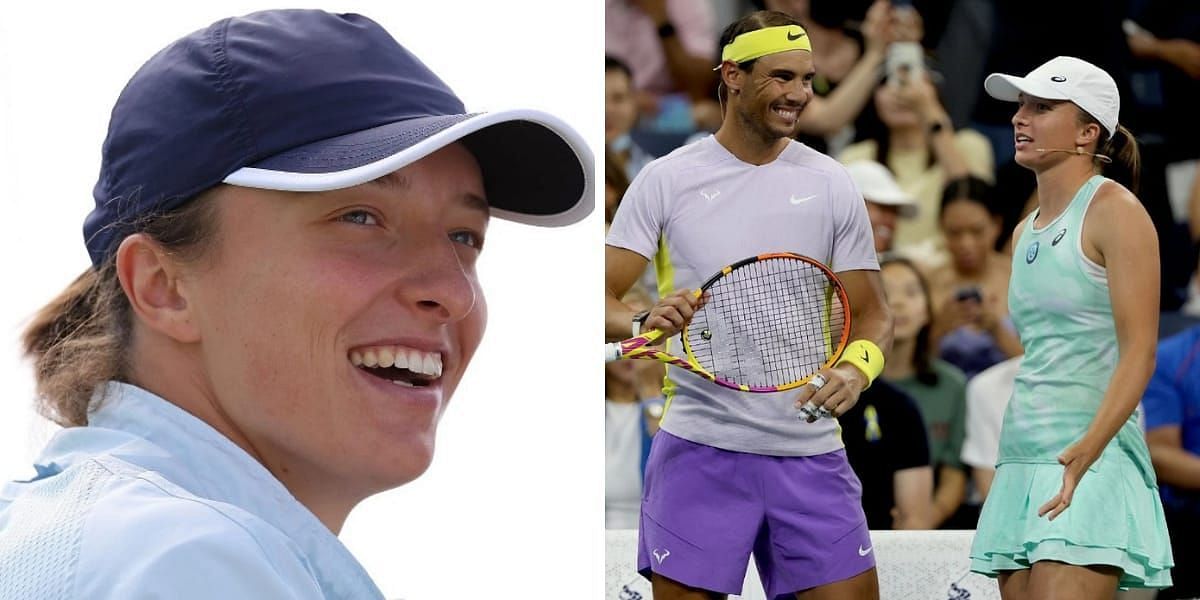 Iga Swiatek evades comparisons with Rafael Nadal (image source: GETTY)