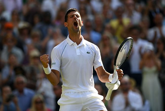 "Novak Djokovic doesn't give his haters time to rest" "Knows Wimbledon is his best bet to get to 25" - Fans react to Serb reportedly traveling to SW19