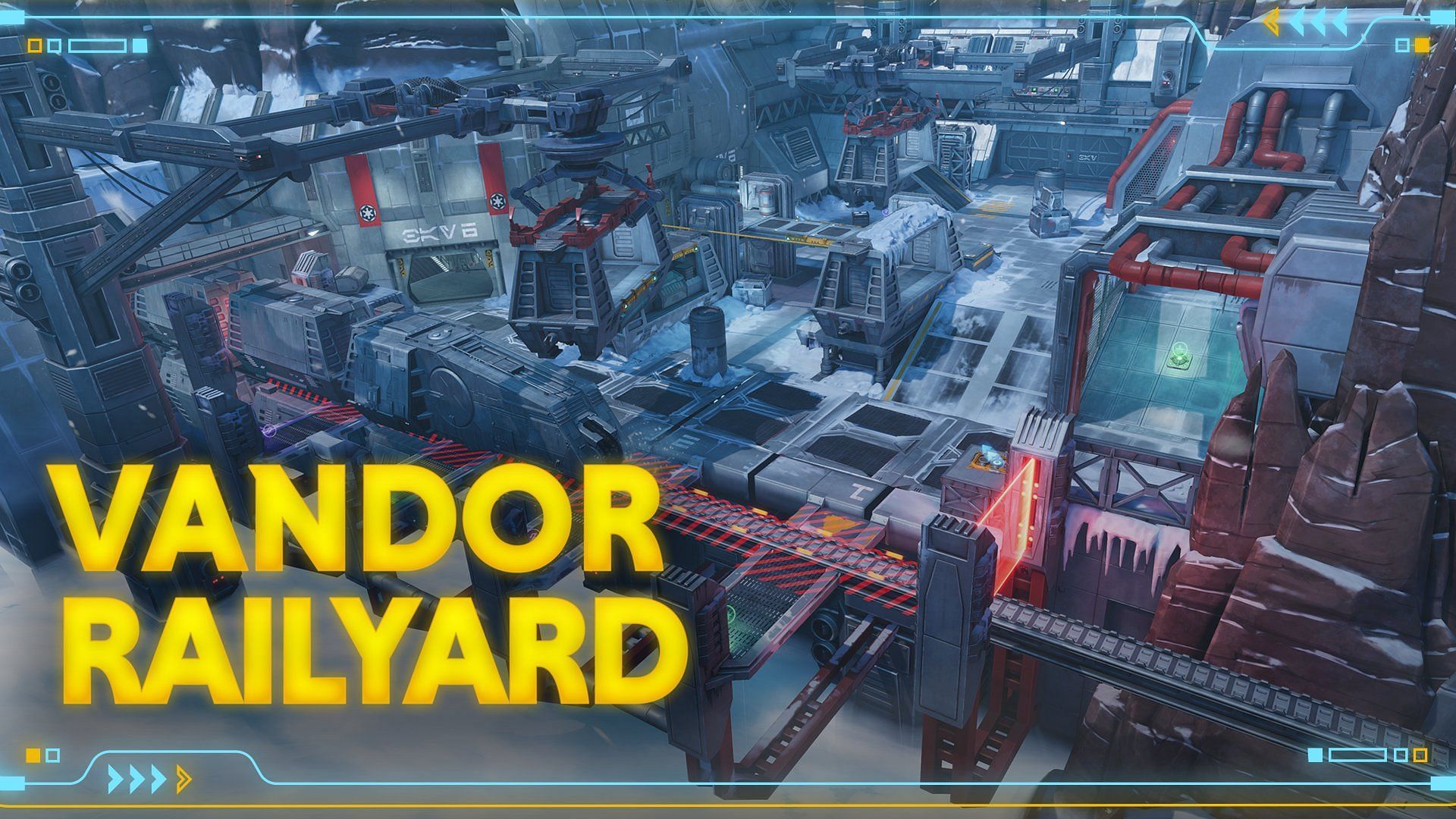 Vandor Railyard map (Image via Zynga, Lucasfilm Games)