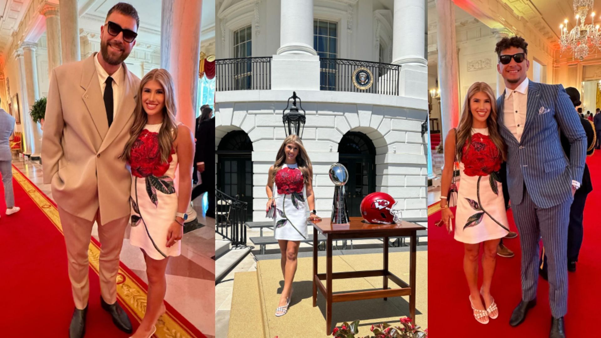 Additional photos of the Kansas City's White House visit via Ava Hunt's Instagram.