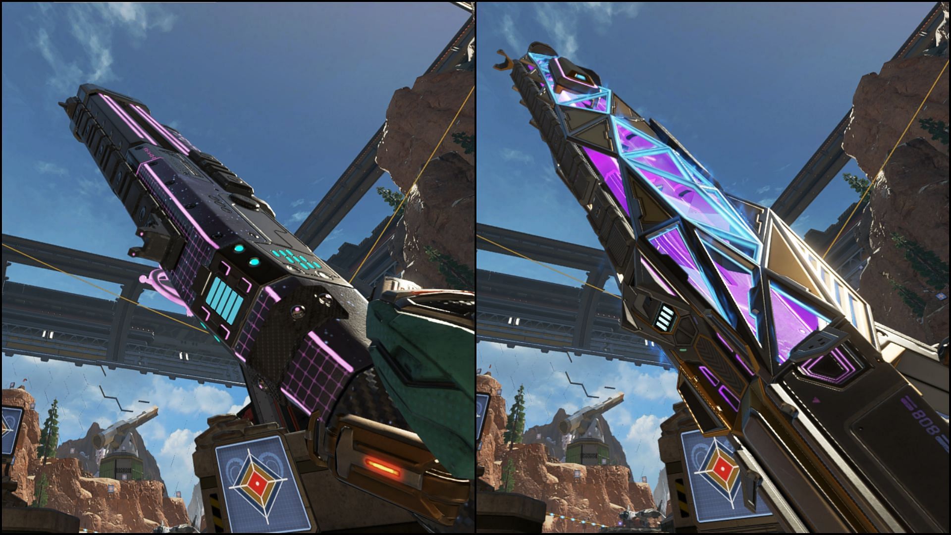 Apex Legends Peacekeeper and Mastiff shotguns compared (Image via EA)