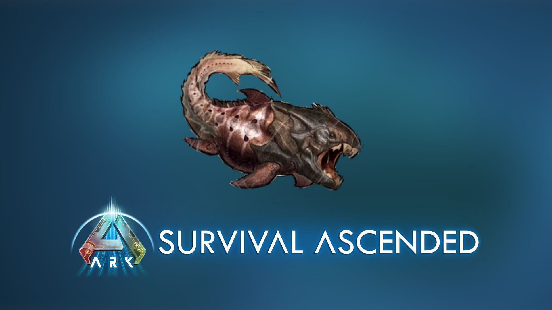 taming a Dunkleosteus in ARK Survival Ascended