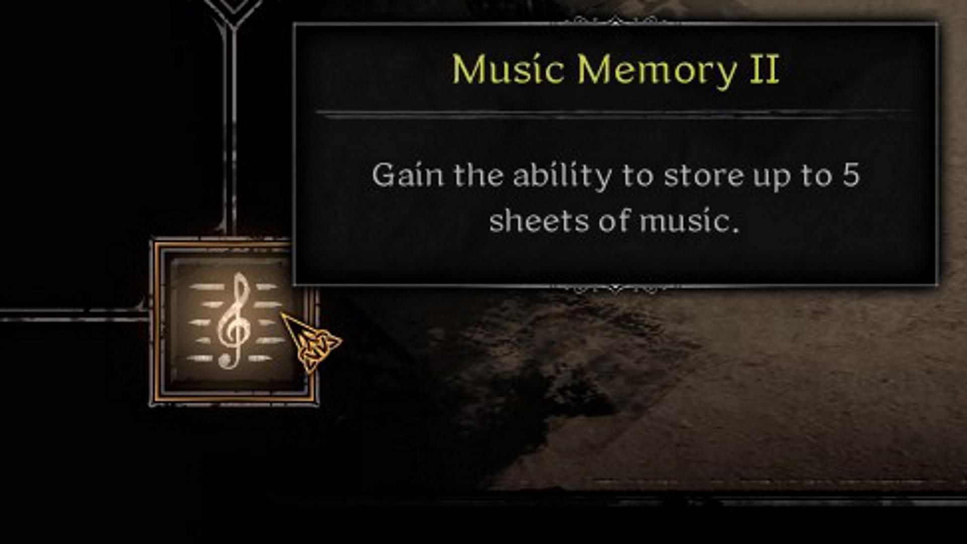 It&#039;s essential to select Music Memory in Bard&#039;s skill choices (Image via Ironmace)