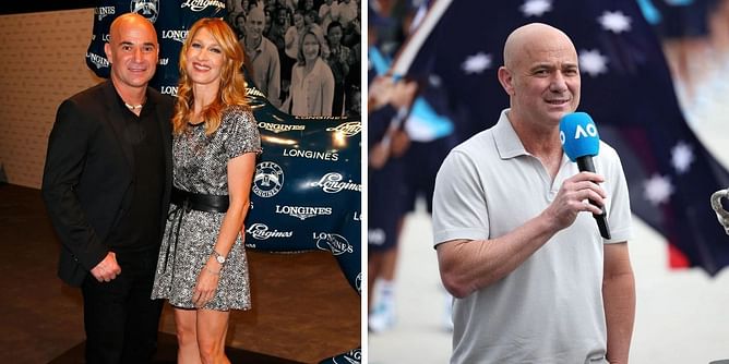 "Can't think of a better partner" - Andre Agassi gushes over wife Steffi Graf while partnering with German at Cluj exhibition