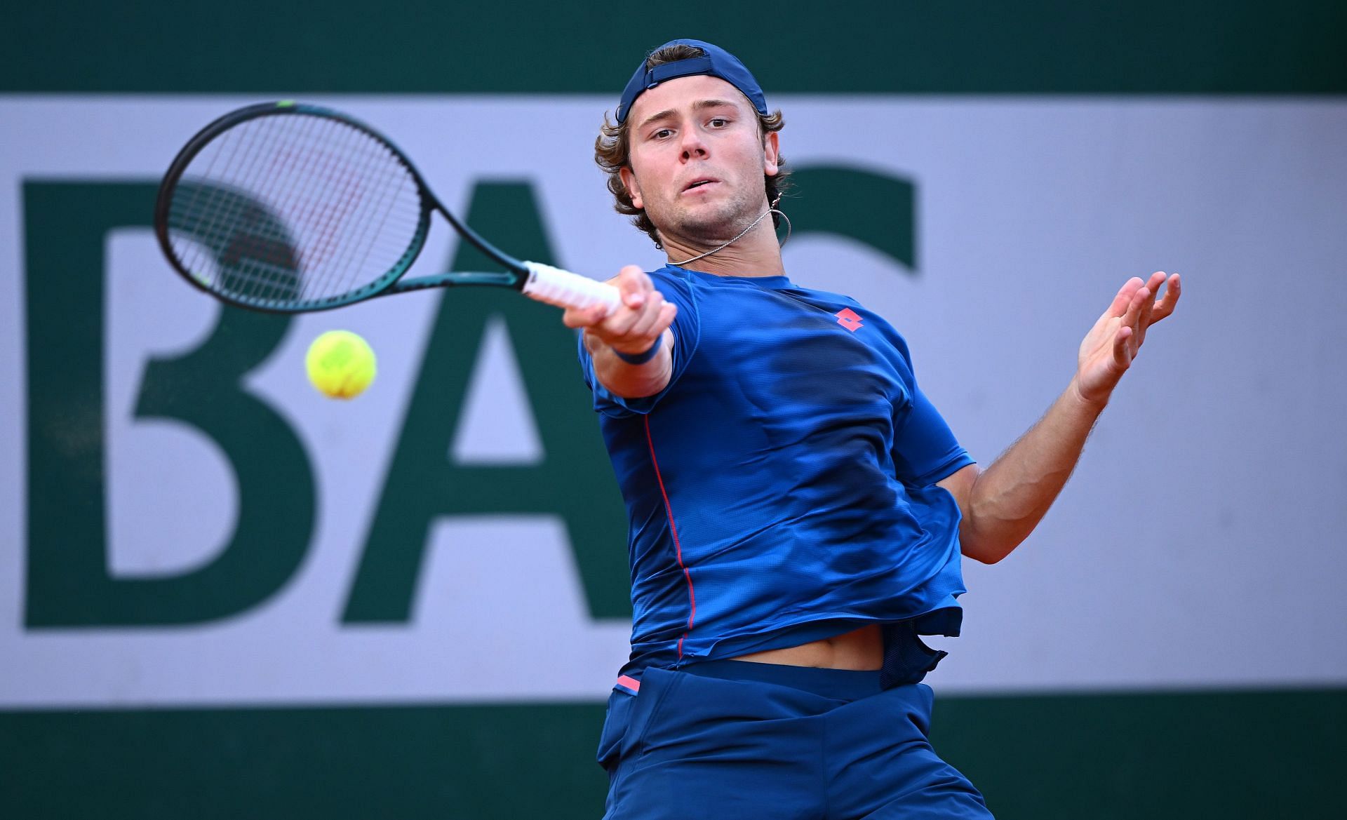 Aleksandar Kovacevic at the 2024 French Open. (Photo: Getty)