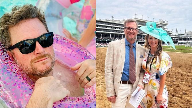 “I begged her” - Dale Earnhardt Jr. jokes about how wife Amy did him dirty on social media