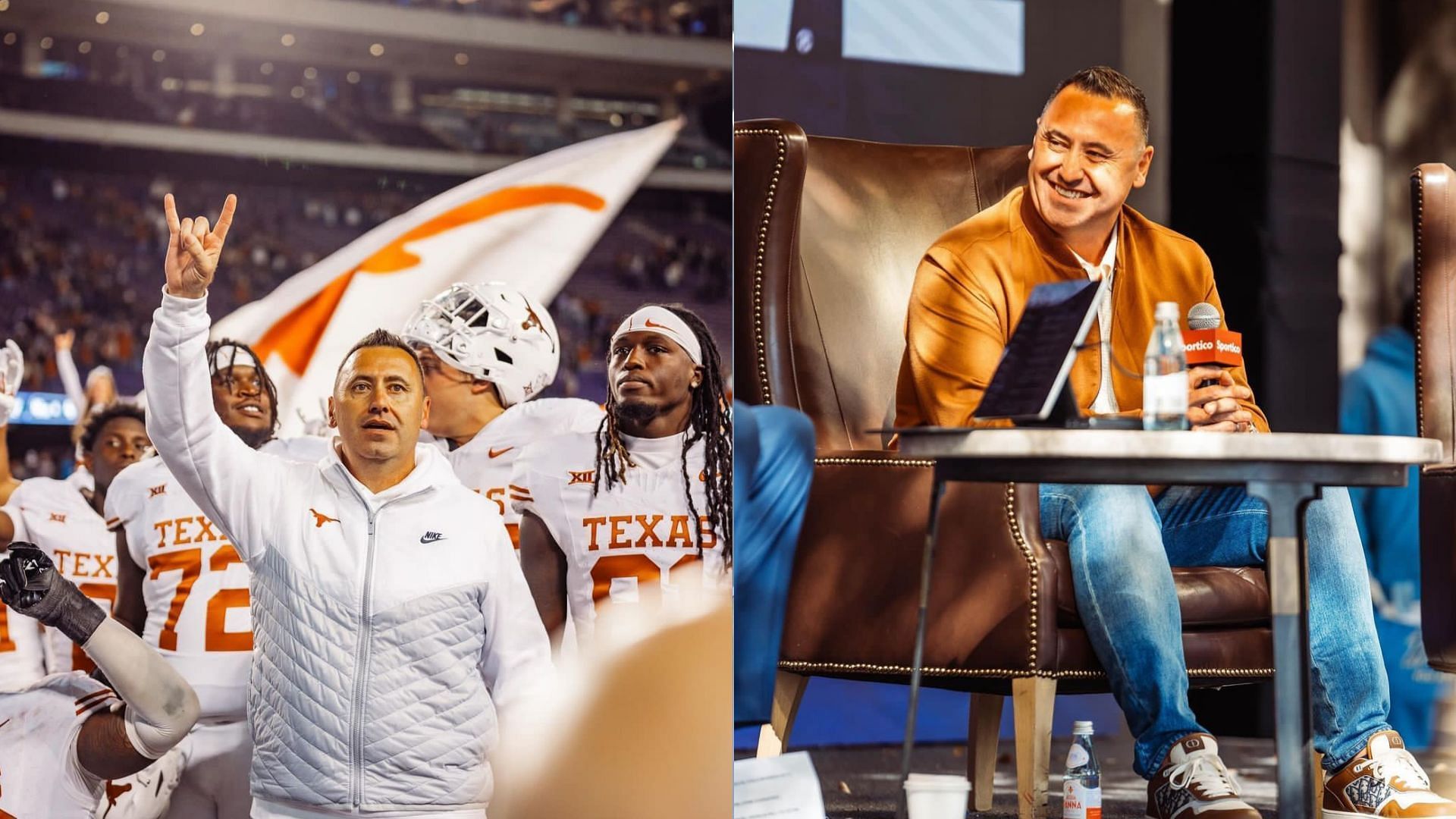 Texas Longhorns coach Steve Sarkisian