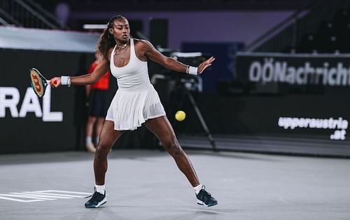 Alycia Parks at the 2024 Linz Open. (Photo: Getty)