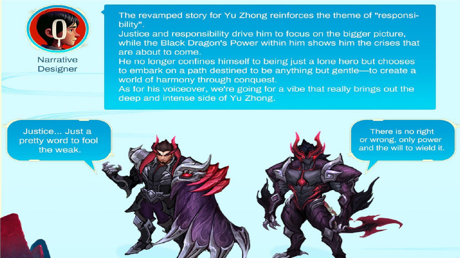 New voiceover for Yu Zhong in the upcoming hero reworks in MLBB (Image via Moonton Games)