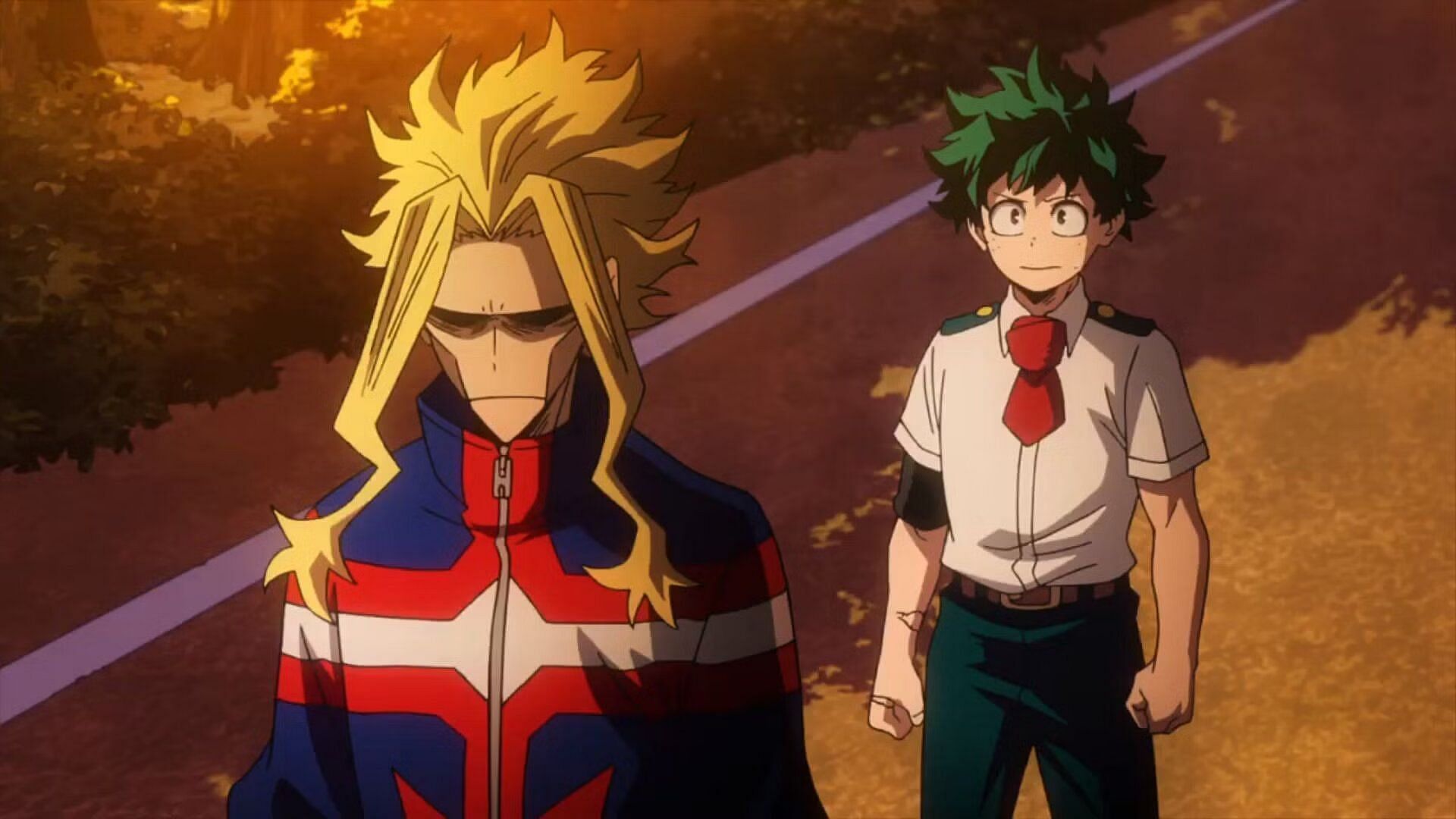 My Hero Academia epilogue could be turning Deku into the new All Might (Image via Bones).