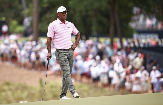 5 big names in danger of missing the cut after the first round of the 2024 US Open ft. Tiger Woods and Wyndham Clark