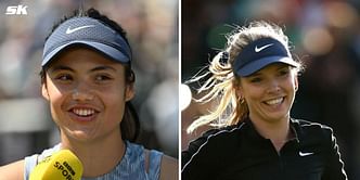 "So are you" - Emma Raducanu gushes over 'beautiful' Katie Boulter as fellow Brit celebrates reaching Eastbourne QF