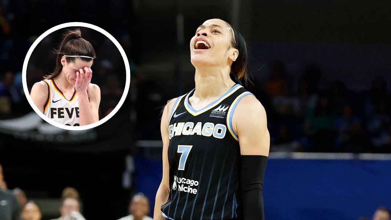 WNBA fans tear into Caitlin Clark after Chennedy Carter racks up 25 points in Sky win.