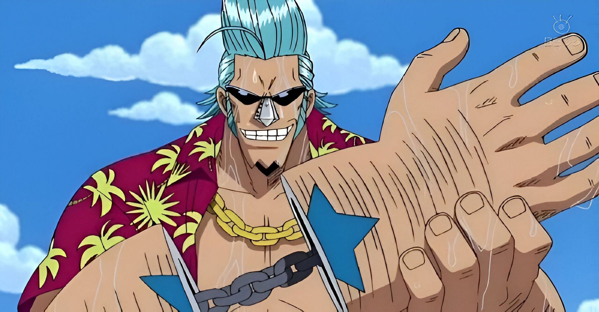 Franky as seen in the anime (Image via Toei Animation)