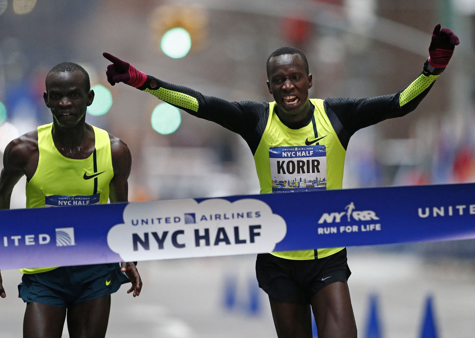 Leonard Korir secured third place at the 2024 U.S. Olympic Marathon Trials.