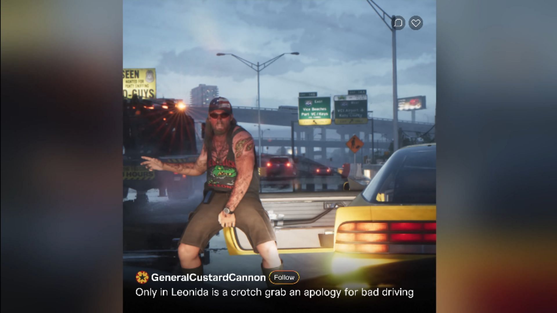 The GTA 6 trailer had many such whacky moments (Image via Rockstar Games)