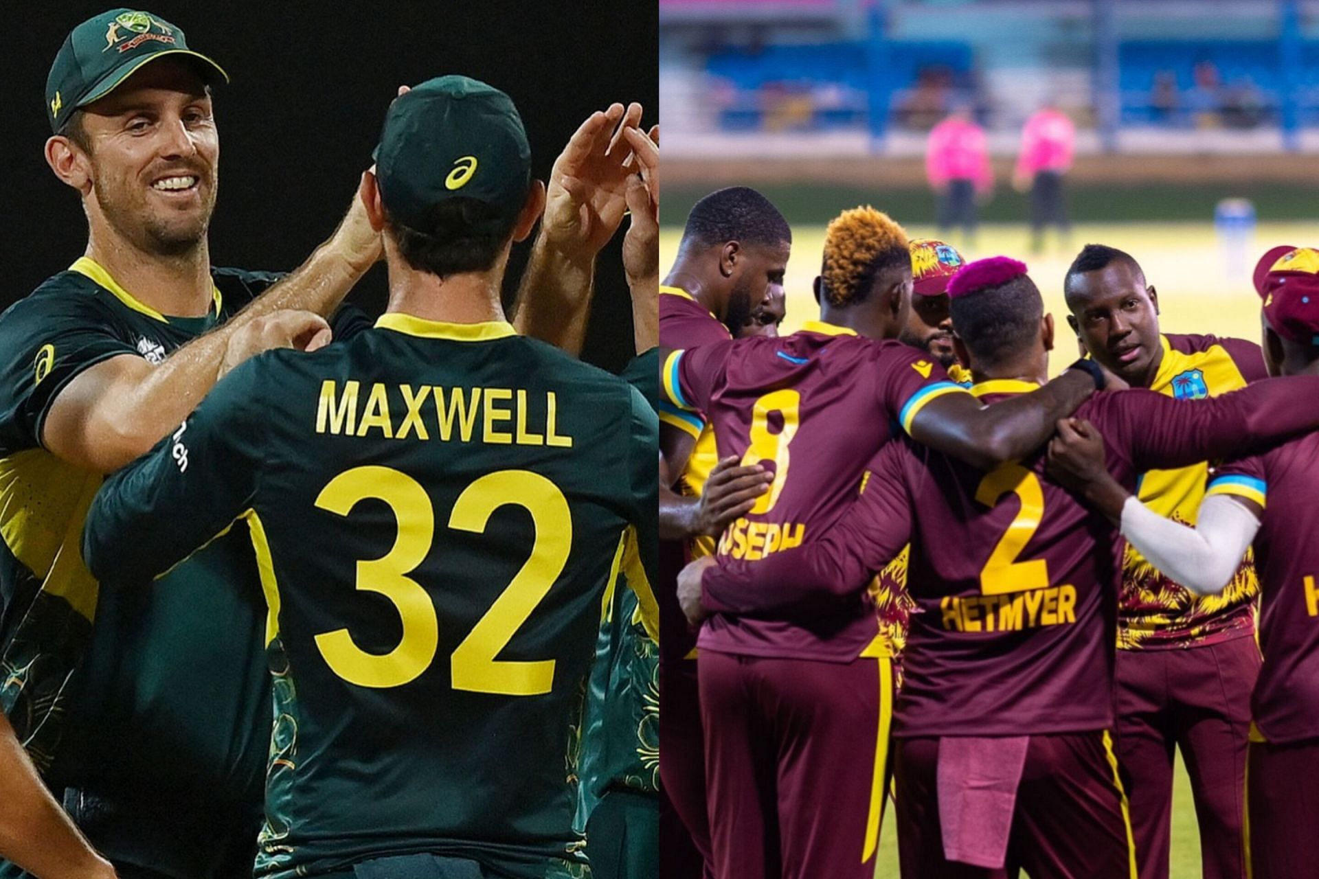 Australia and the West Indies are having a dream run in T20 World Cup (Image via Instagram/@cricketaustralia and @windiescricket