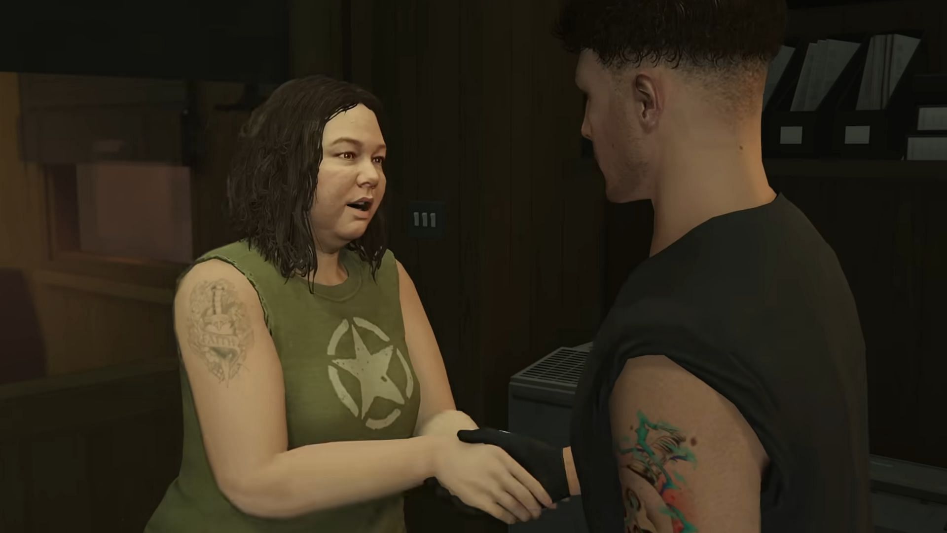 Jenette has arrived in the game with the latest DLC (Image via Rockstar Games)