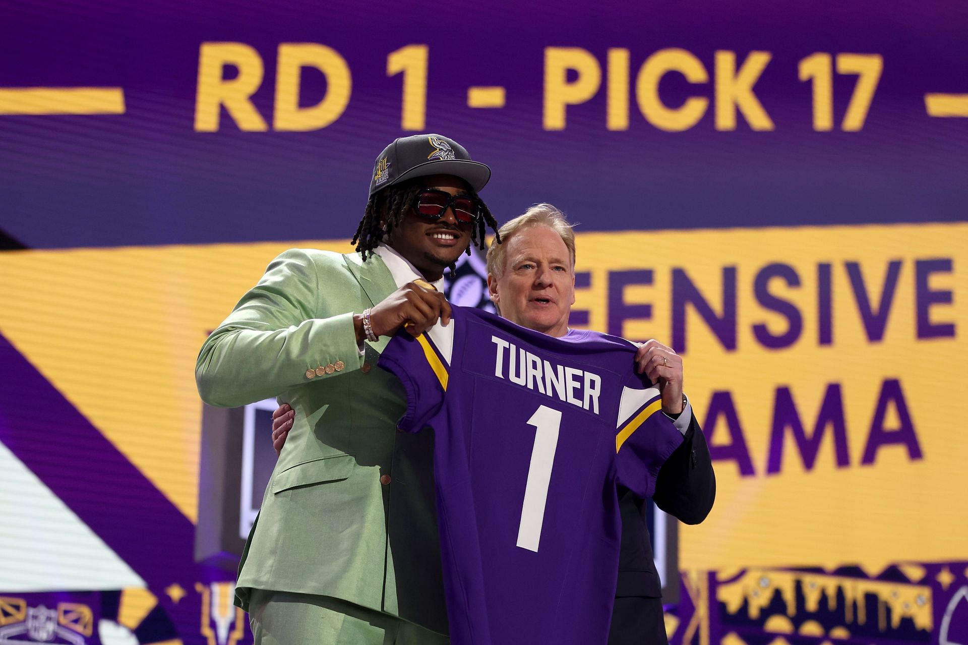 The Vikings would have to draft someone else