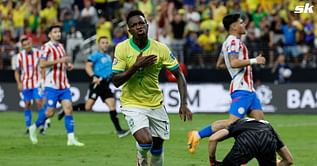 “Vinicius Jr is the best player in the world” - Brazil star makes confident claim about Real Madrid forward after 4-1 win vs Paraguay