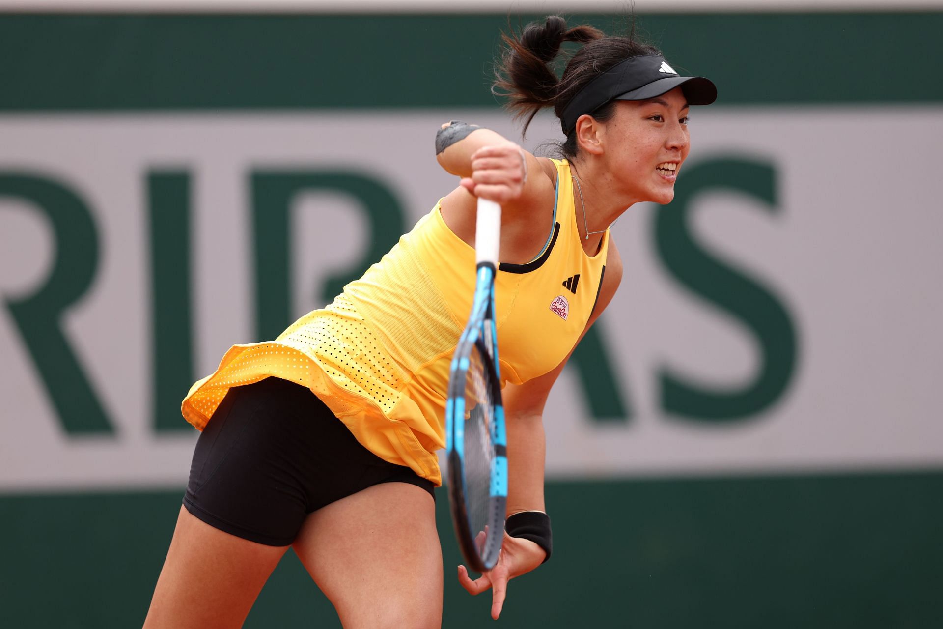 Wang Xinyu at the 2024 French Open