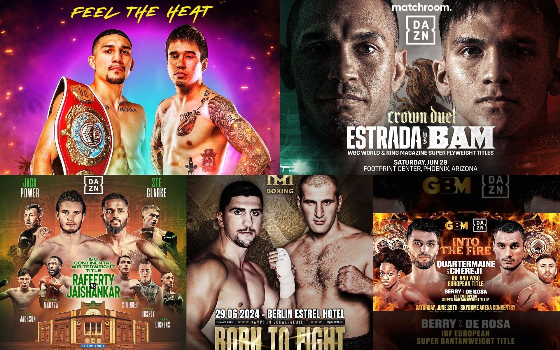 Tonight, boxing has plenty to offer its fans [Image Courtesy: @trboxing via X/Twitter, @DAZNBoxing via X/Twitter, @EddieHearn via X/Twitter, @muamer_hukic via Instagram, and @alaveradelring via Instagram]