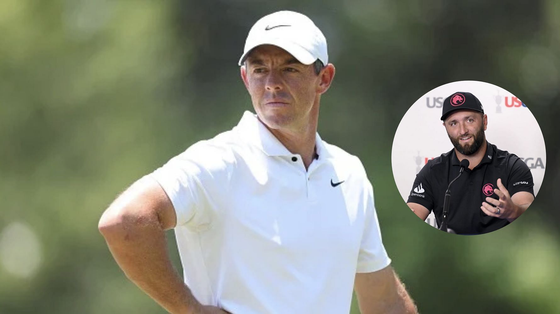 Rory McIlroy and Jon Rahm (All images via Getty)