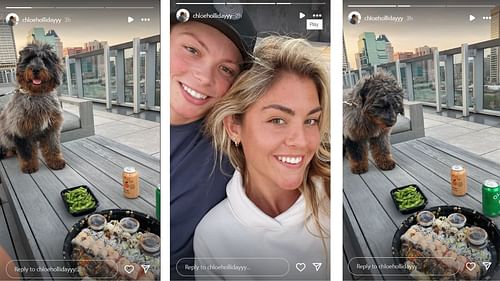 Chloe's Instagram story