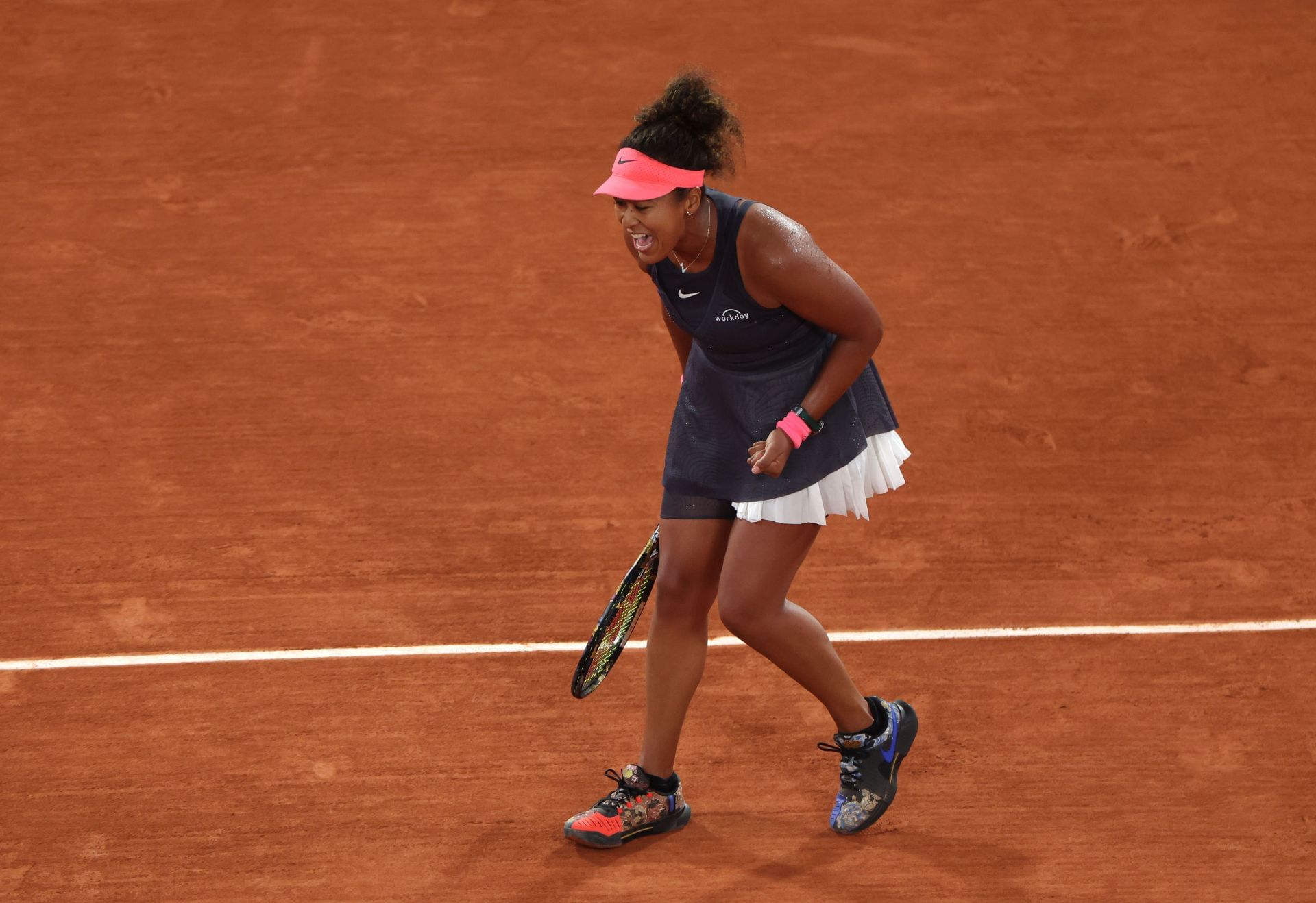 Naomi Osaka at the 2024 French Open