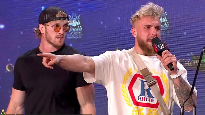 Logan Paul challenges brother Jake Paul to a fight moments after he was called out by a top WWE Superstar