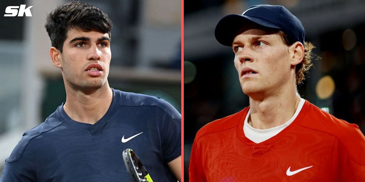 Carlos Alcaraz (L), Jannik Sinner (R) (Image Source: Getty)