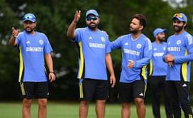 "Easy bhaiya easy"- Rishabh Pant's funny banter with Rohit Sharma ahead of IND vs PAK 2024 T20 World Cup clash