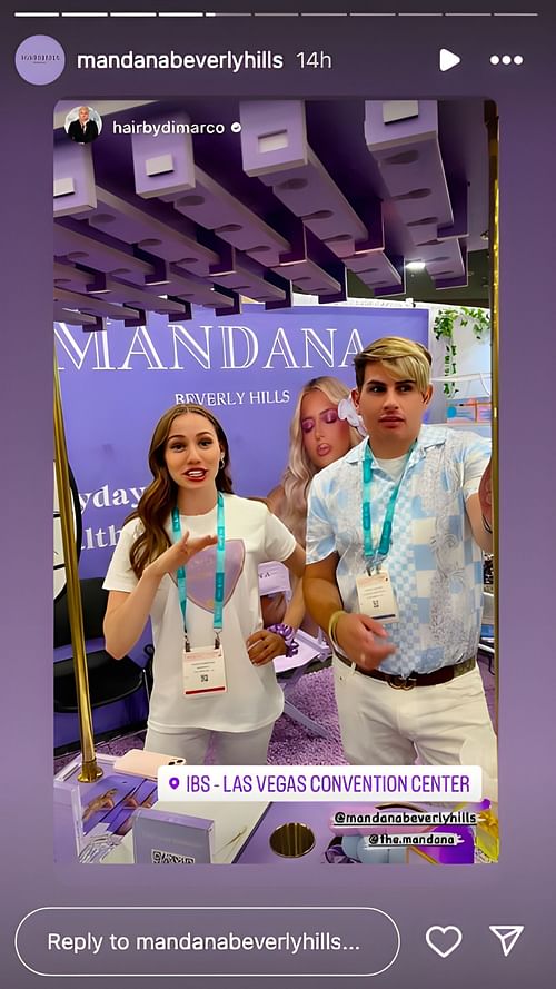 Mandana Beverly Hills IG handle