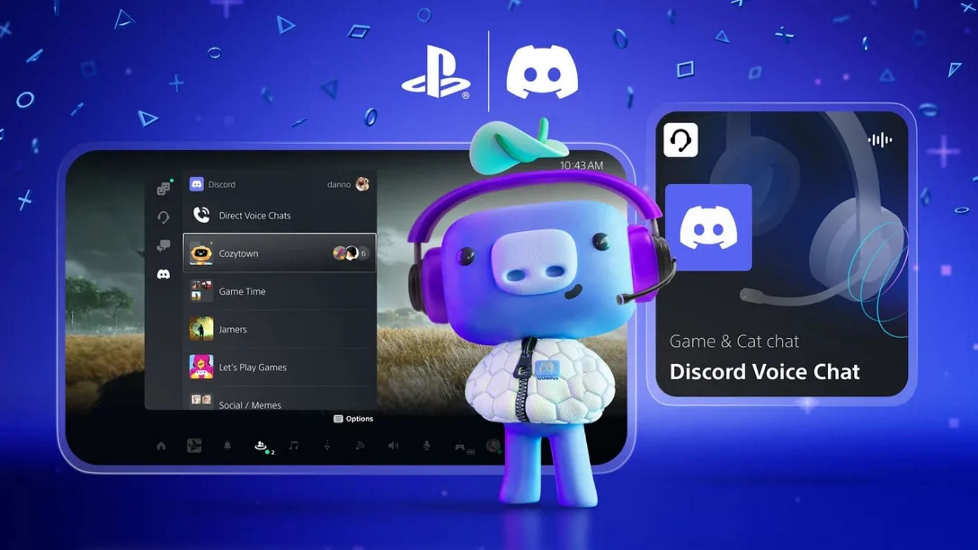 Discord Voice Chats can now be directly joined from within the PS5 (Image via PlayStation)