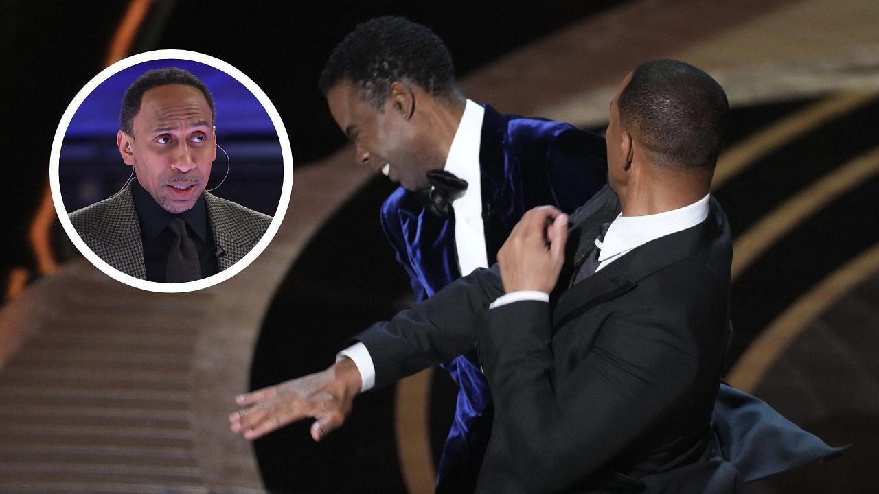 Stephen A. Smith demands Will Smith to explain Chris Rock slap.