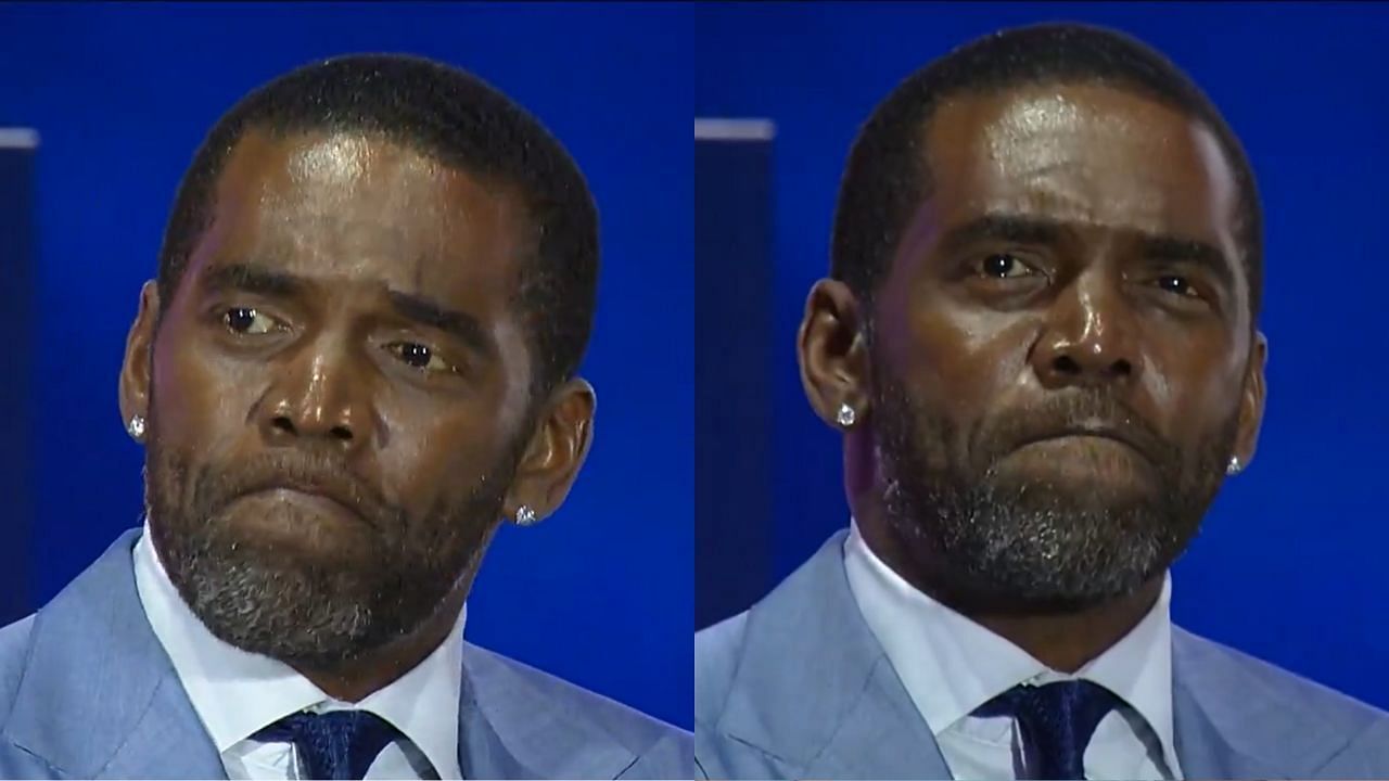 Randy Moss cried as he watched Tom Brady on Wednesday