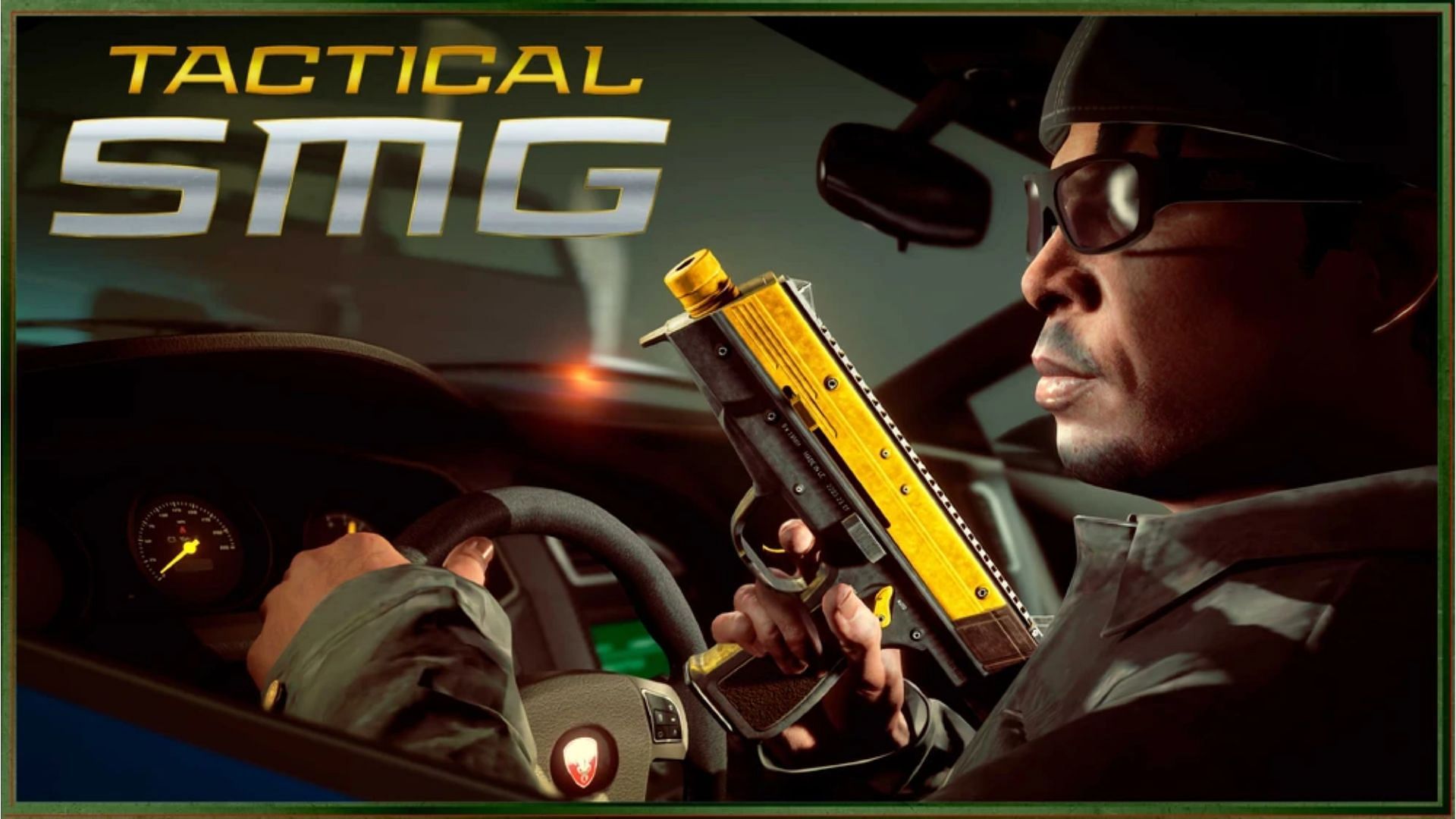 A promotional image of the Tactical SMG in Grand Theft Auto Online (Image via Rockstar Games)