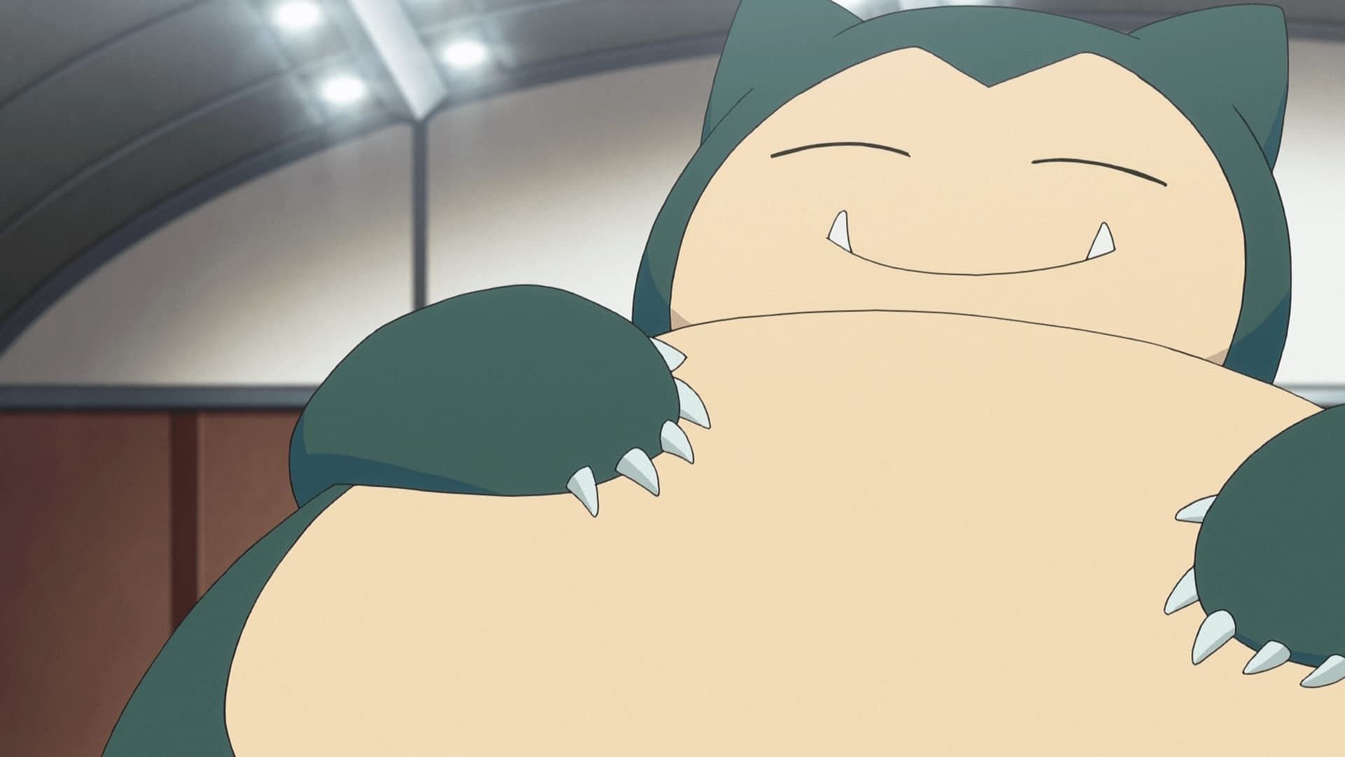 Snorlax as seen in the anime (Image via The Pokemon Company)