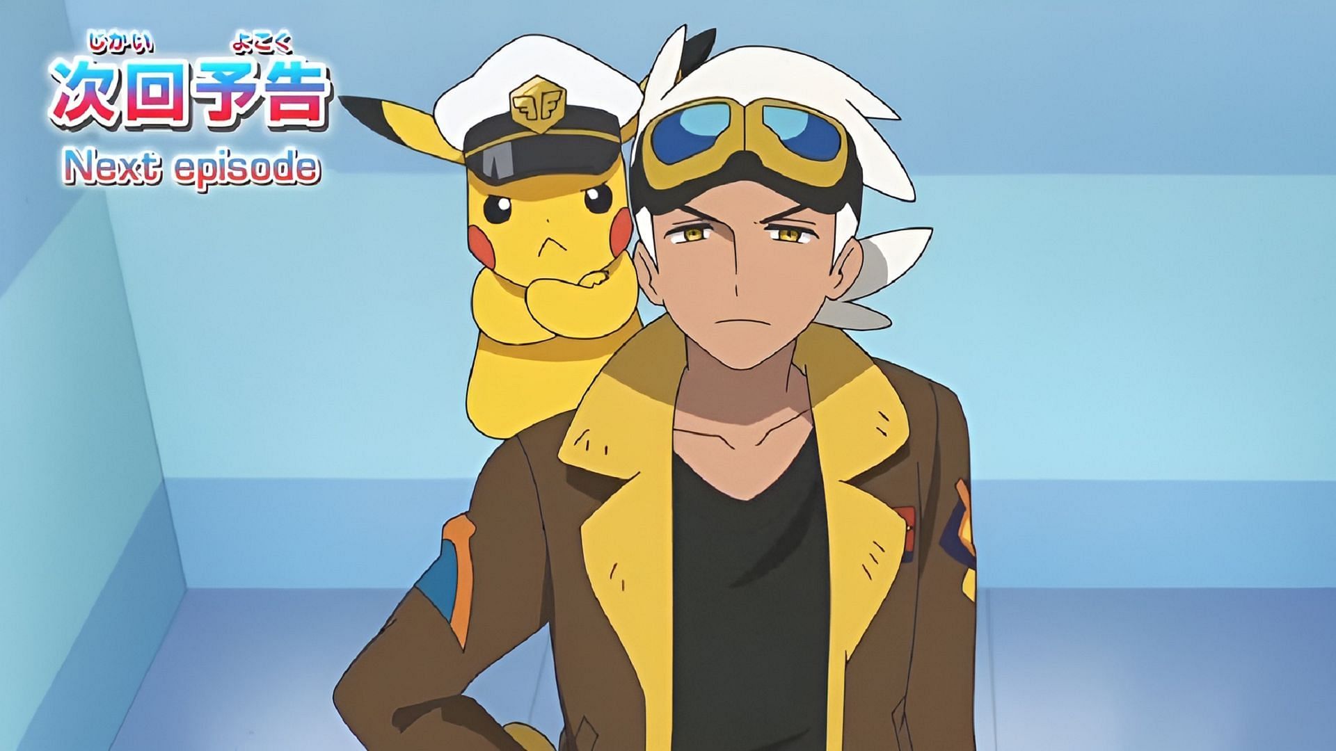 Friede and Captain Pikachu return in Pokemon Horizons Episode 54&#039;s preview (Image via The Pokemon Company)