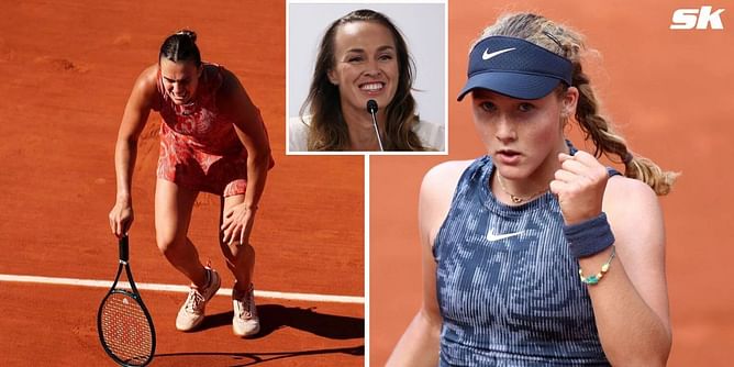 Martina Hingis acknowledges Mirra Andreeva following her as youngest Grand Slam semifinalist in 27 years with Aryna Sabalenka scalp at French Open