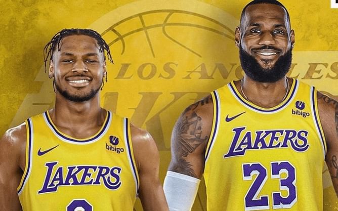 Former UFC champ reacts as LeBron James' son Bronny is drafted by the Los Angeles Lakers