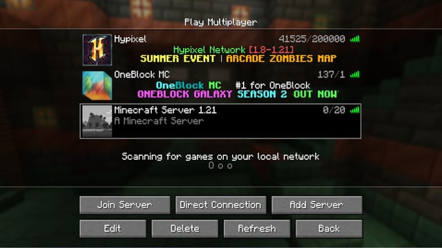 How to make a free Minecraft 1.21 server