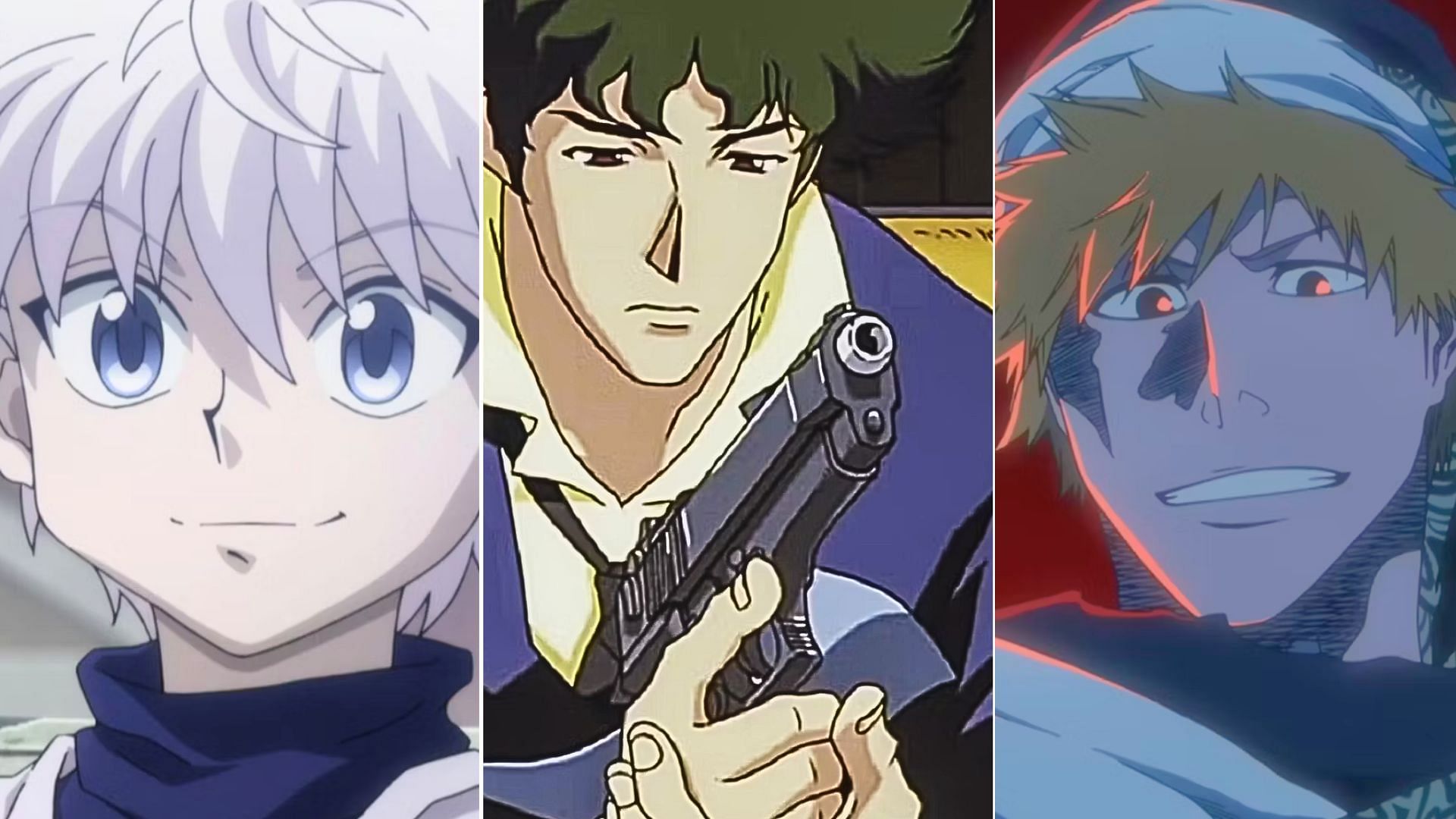 Killua Zoldyck, Spike Spiegel, Ichigo Kurosaki 